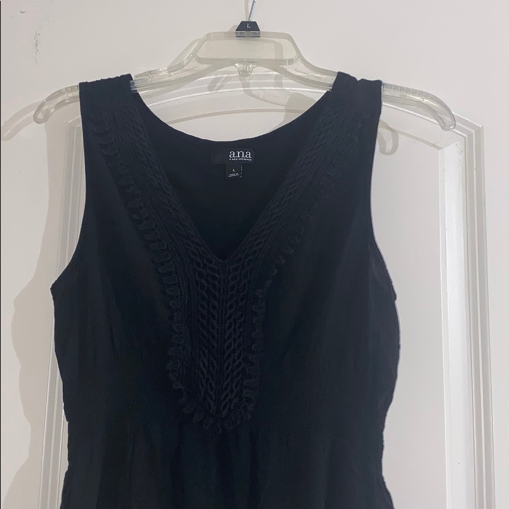 Black Sleeveless Blouse